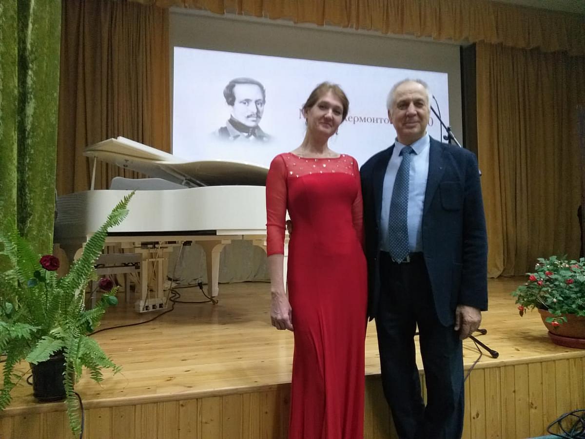 Николай Васильев и Елена Бовсуновская приняли участие в юбилейных мероприятиях, посвященных 210-летию М.Ю. Лермонтова Николай Васильев и Елена Бовсуновская приняли участие в юбилейных мероприятиях, посвященных 210-летию М.Ю. Лермонтова